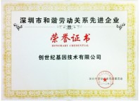 2012 Top Enterprise with Harmonious Employment Relationship